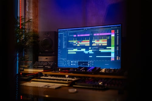 Studio 1/2 — apparatuur opstelling